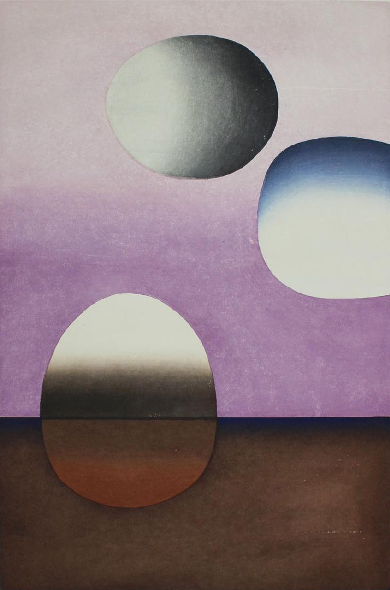 Three Sphere Space Violet Number Two by Ansei Uchima